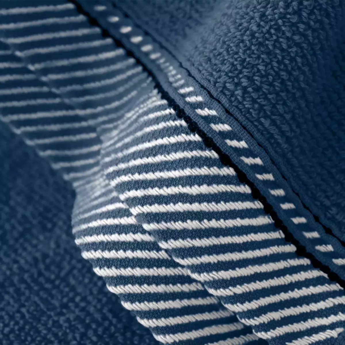 Махровое полотенце банное Verossa “Fjord” (Темно-лазурный), 70х140