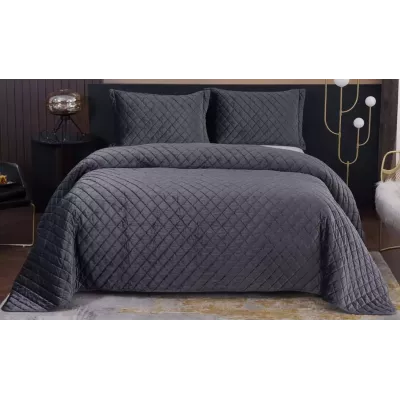 Покрывало Sofi De Marko “Натаниэль” (антрацит), 160x220