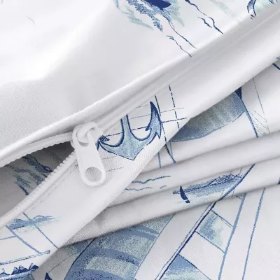 Комплект постельного белья Verossa Сатин "Regatta blue", евро