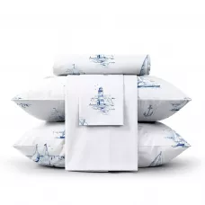 Комплект постельного белья Verossa Сатин "Regatta blue", евро