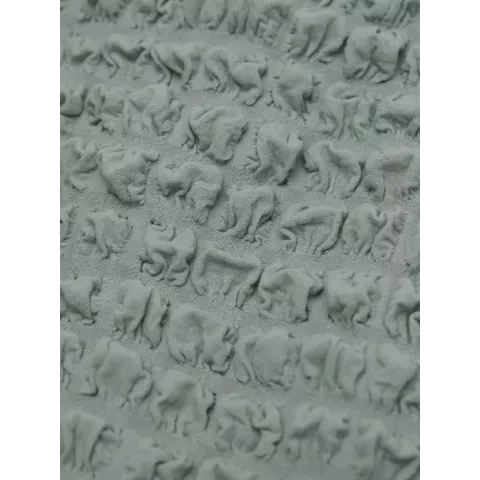 Чехол на прямой трехместный диван и два кресла ментол