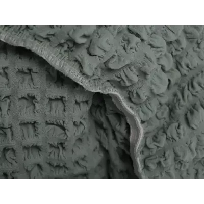 Чехол на прямой трехместный диван и два кресла ментол