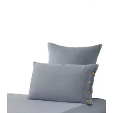 Комплект постельного белья Karteks "Вареный хлопок на пуговицах" VH-05, двуспальный