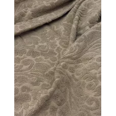 Махровое покрывало Karteks "Damask" жаккард (коричневый), 160х220