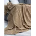 Махровое покрывало Karteks "Damask" жаккард (коричневый), 160х220