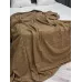 Махровое покрывало Karteks "Damask" жаккард (коричневый), 160х220
