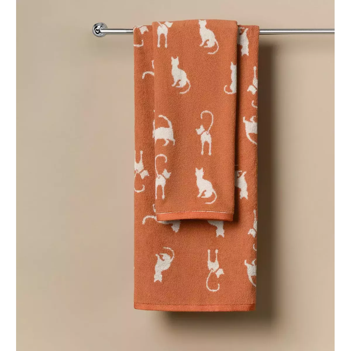 Махровое полотенце Sofi De Marko “Kitty” (горчичное), 70x140