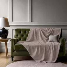 Плед Verossa Лепесток кофе 180х190