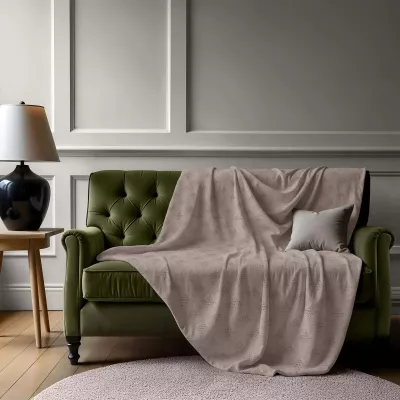 Плед Verossa Лепесток кофе 180х190