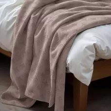 Плед Verossa Лепесток кофе 180х190