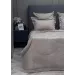 Комплект с одеялом KAZANOV.A Lindor Fluffy серый беж (египетский хлопок-велюр), евро