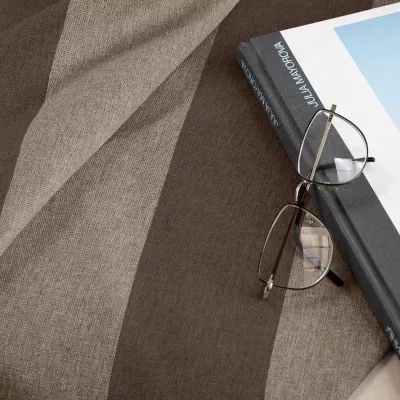 Покрывало Волшебная ночь "Рогожка" (зебра-капучино), 140х220