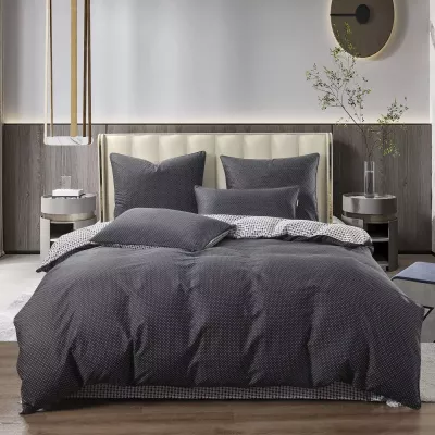 Комплект постельного белья Sofi de Marko "Бриджтаун" (стоун) сатин, евро