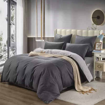 Комплект постельного белья Sofi de Marko "Бриджтаун" (стоун) сатин, евро