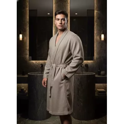 Халат мужской махровый Sofi de Marko "Дориан" (бежевый)
